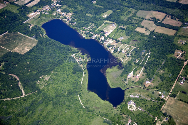 Slayton Lake in Kent County, Michigan